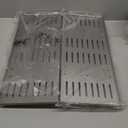 Universal Grill Foldable Warming Rack/Shelf for Blackstone 17'' 22'' 28'' 36'', Pit Boss,Camp Chef and Most Flat Top/Table Top Griddle Grill,Stainless Steel BBQ Shelf Replacement Parts,2 Pack