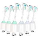 Senyum Toothbrush Heads for Philips Sonicare Replacement Heads E-Series, Essence, Xtreme, Elite, Advance and Clean Care Screw-On Electric Handles, Brush Heads for Philip Sonic Care, 5 Pack
