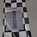 WNINK 2 Pack Black and White Checkered Disposable Tablecloth Race Car Theme Party Table Cloth, Black checkered tablecloth for Race Car Theme Birthday, Outdoor Picnic Parties Decorations, 54  108 Inch