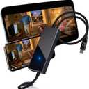 Wireless CarPlay Adapter with Video Control, Mirror & Swipe via Car Touchscreen, Bi-Directional Mirroring, Dual Modes, Plug & Play, No App Needed, Gray