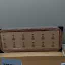 8x24 Wood Frame Brown, Rustic Natural Wooden 24x8in Poster Picture Frame, Distressed 8 x 24inch Woodgrain Gallery Photo Frame with HD Plexiglass, Horizontal Vertical Wall Mounting Display 1pcs