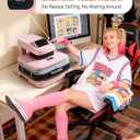 VEVOR Auto Heat Press Machine, 15 x 15 inch, T-Shirt Press Machine with Auto Release and Adjustable Pressure, Digital Display, Rapid Heating, for Sublimation, Vinyl, Heat Transfer Projects, Pink