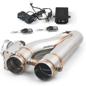 Universal 3 Inch Stainless Steel Exhaust Pipe Kit