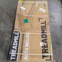 Walking Pad Treadmill with 12% 9-Level Auto Incline, 450 lbs Capacity RGB LED Screen, Bluetooth Speaker Under Desk Treadmill, Compact Treadmills for Home Hiking (Black)