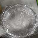 Hoolerry 50 Pack Clear Charger Plates Bulk 13 Inch Plastic Round Beaded Dinner Chargers Acrylic Frosted Grain Decorative Service Plates for Wedding Party Event, Home and Kitchen Tabletop (Silver), approx. 13 inch
