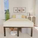 ALDRICH 18 Inch Metal Full Size Bed Frame - Black Basic Steel Slats Platform, Easy Assembly Heavy Duty Noise Free Bedframes, No Box Spring Needed