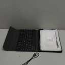 Amazon Fire HD 10 11th Gen 2021 Tablet Case with Keyboard, 10 Plus 13th Gen 2023 10.1 inch Multi-Angle Folio Cover with Stylus Pen Holder, Magnetic Detachable Wireless Keyboard, Black