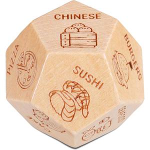 Food Dice - Anniversary Christmas Date Night Dice Gifts for Men Women Wedding Gifts for Couple Birthday Valentines Day Gifts for Him Her Boyfriend Girlfriend Wife Husband Stocking Stuffers