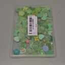 100PCS FIVEIZERO Cute Slime Charms Bulk Set – Kawaii Flatback Resin Charms for Crafts, Mini Decoden Acrylic Embellishments for Phone Junk Cases, Scrapbooking & DIY Decoration (Green)