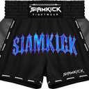 Elite Muay Thai Shorts for Men Women Boxing Kickboxing High Grade MMA Fight Clothing Training Workout Trunks, Size: L
