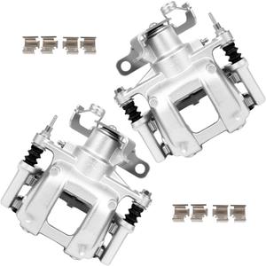 cciyu 18B5517 18B5516 Rear Left & Right Brake Caliper With Bracket For Ford For Transit-150/For Transit-250/For Transit-350/For Transit-350 HD