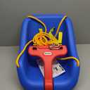 Little Tikes Snug 'n Secure Blue Swing with Adjustable Straps, 2-in-1 for Baby and Toddlers Ages 9 Months - 4 Years