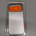 TORRAS Magnetic Slim Fit for iPhone 17 Pro Case 6.3 inch, Ultra-Thin, Compatible with MagSafe, Lightweight Matte Anti-Scratch Hard PC Cover Phone Case for iPhone 17 Pro OriginFit, Silver White