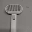 Aumuca Cat Brush for Shedding, Cat Brushes for Indoor Cats, Cat Brush for Long or Short Haired Cats, Cat Grooming Brush Cat Comb for Kitten Rabbit Massage Removes Loose Fur (White)