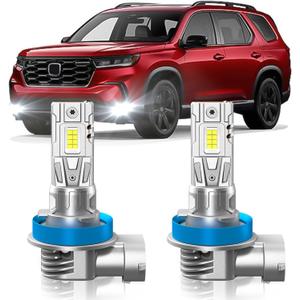 ZSTOPCL Fit for Honda Pilot 2006-2019 Fog Light Bulbs or DRL, 6000K Cool White 700% Brightness, Real 1:1 Size Plug and Play, Pack of 2