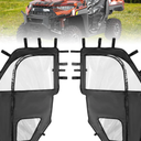 UTV Cab Enclosure Upper Doors for Ranger XP 1000 (2017-2025) SKU: B0102-03401BK-KM