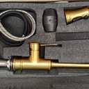 Sanisano Gold Brushed Nickel Kitchen Faucet with Pull Down Sprayer