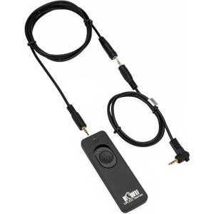 Kiwifotos RS-60E3 Remote Switch Shutter Release Cord for Canon EOS Rebel T6 T7 T5 EOS R50V R6 Mark III II R6 R7 R8 R10 R100 RP T8i T7i T6s T6i T5i T4i SL3 SL2 90D 80D 70D 77D M5 M6 Mark II SX70 & More