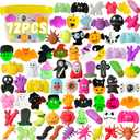 72PCS Halloween Mochi Squishy Toys, Squishy Party Favors for Kids, Kawaii Squishies Fidget Toys, Mini Mochis Squishy Animals for Halloween Goodie Bags, Gifts, Prizes, Birthdays