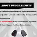 MechanMagic Key Fob Replacement Fits for Chrysler 300 2005-2007 Sebring 200 Aspen Dodge Charger Avenger Jeep Commander Grand Cherokee 2005-2007 Liberty 2008-2012 Keyless Entry Remote OHT692427AA