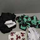 VZQI Halloween Cosplay Costumes Kamado Tanjir Kids Anime Kimono Halloween Green Cloak Large