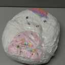 SuzziPals 17'' Happy Birthday Unicorn Plush Pillow, Soft & Squishy, White Unicorn Stuffed Animal for Cuddle, Plushie Room Decor, for Girls & Boys