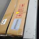 Delma Wall Full Length Mirror,Standing Mirror Full Body,Large Floor for Wall Door Bedroom Bathroom Living Room with Aluminium Frame(with Stand,56x15-Black)