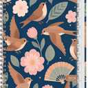 3 x 2026 Planner, Weekly and Monthly Calendar Planner Organizer, January-December, Academic Planning Agenda Book, Office School Home Suppiles for Women & Men, 6.3"  8.5" (Birds & Blooms)