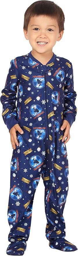 Polar Express Toddler Believe One Piece Pajama Sleeper Size 4 T