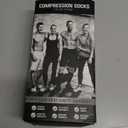 CHARMKING Compression Socks for Women & Men Circulation (3 Pairs) 15-20 mmHg is Best Support for Athletic Running Cycling Size S/M