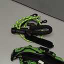 IVY&LANE No Pull Dog Harness for Medium Dogs, Dog Vest Harness with Leash, Safety Belt and Storage Strap, Fully Adjustable Harness, 360 Reflective Strip, Soft Handle (Green,Medium)