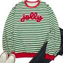 Christmas Sweatshirts for Men Jolly Crewneck Sweater Xmas Long Sleeve Pullover Top Mens (XL)