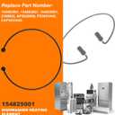154825001 Dishwasher Heating Element Fit for Frigidaire,154482901 154663801 AP5628696 PS3653449 EAP3653449 by MIFLUS