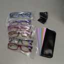 Gaoye 3.0 Reading Glasses for Women, 6 pack Fashion Readers for Women Spring Hinge Eye Glasses, Blue Light Reading Glasses (*C1 Mix Color)