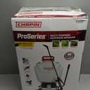 Chapin 61800 4-Gallon Made in USA Professional Backpack Sprayer with Brass Adjustable and Poly Fan/Cone Nozzles, Cushion Grip Shut-Off, 3-Stage Filtration System, Translucent White