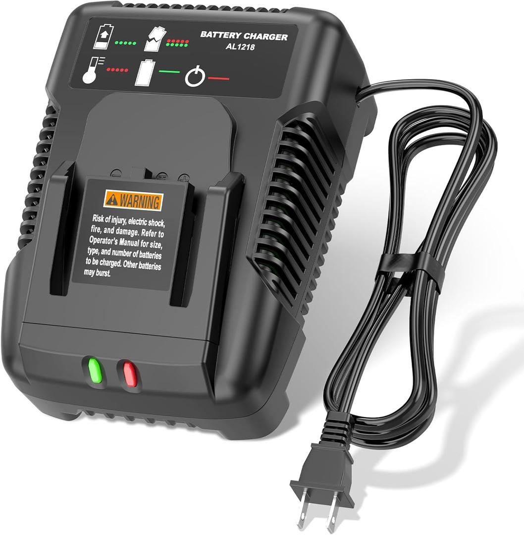 18V R86092 Fast Charger Lithium Battery Charger for RIDGID Tools 18V Battery R840083, R840085, R840086, R840087, AC840085, AC840086, AC840087P AC840089 etc.