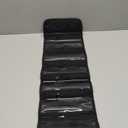 Money Organizer Wallet for Cash - Multi-Pocket Money Pouch with Envelopes for Budgeting, Receipts, Coupons, Currency Storage, and Card Holder Wallet (Black, 6 pockets)