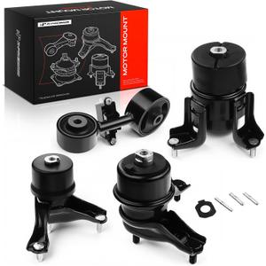 A-Premium Set of 4 Engine Motor Mount and Transmission Mount and Torque Strut Mount Kit Compatible with Toyota Camry 2002 2003 2004 2005 2006 L4 2.4L Sedan, Automatic Transmission