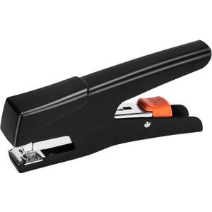 Amazon Basics Effortless Handheld Plier Stapler, 25 Sheet Capacity, Heavy Duty, Easy to Use, Black