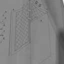 DreamLine 32 in. D x 32 in. W x 76 3/4 in. H Center Drain Acrylic Shower Base and QWALL-5 Backwall Kit In White, DL-6195C-01