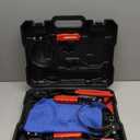 10-Piece Oil Filter Wrench Set 2-3/8"to 4-3/4", 12-Inch Adjustable Oil Filter Plier, Universal 3-Jaw Oil Filter Wrench, 1/2"Quick Release Ratchet Handle, 1/2"-3/8" Adapter, Towel in Storage Case