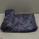 MIULEE Velvet Throw Pillow Covers Set of 2, Soft Neutral Decorative Pillow Cases with Luxurious Textured Vintage Cushion Covers for Home Decor Couch Sofa Bed,Navy Blue 18x18 inch