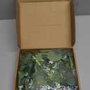 N&T NIETING 1 Pack Artificial Eucalyptus Garland with Lights, 6FT Artificial Greenery Garlands, Battery Operated Twig Vine for Room Stairs Mantle Wedding Holiday Decoration Indoor Outdoor