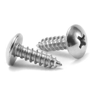 #10 x 5/8" Wood Screw 100Pcs Truss Head Phillips 18-8 (304) Stainless Steel Fast Self Tapping Screws by SG TZH