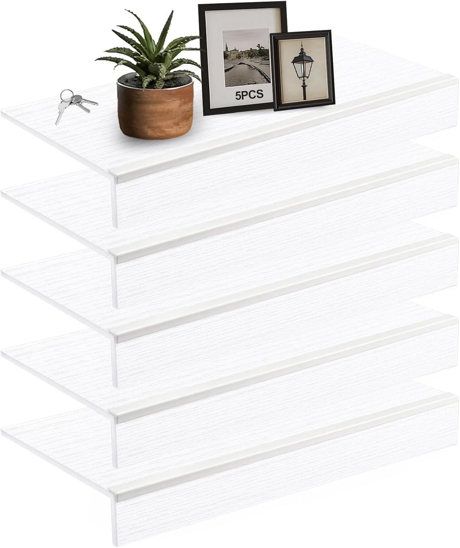 Wire Shelf Covers, 36" W X 12" D, 5 Pack, Wood Covers for Wire Shelves, 36x12 in