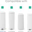 Diaper Genie Easy Roll Refill | 30 Bags Per Refill | Holds Up to 1410 Newborn Diapers | Odor Control | Diaper Pail Refill Bags | Fits Diaper Genie Signature & Platinum Pails (Unscented)