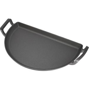 SnS Grills Slow N Sear Cast Iron Drip 'N Griddle Pan 22", 3-in-1 Versatile Grill Accessory for Searing, Griddle and Drippings - Fits Weber & Similar 22 Kettle Grills