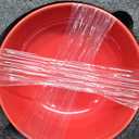 vicrays Ceramic Salad Bowls Set for Kitchen, Serving - 32 Ounce Soup Bowls, Pasta Bowls, Chip Resistant, Dishwasher Microwave Safe, Large, Fluted, Stoneware, Set of 6 (Cherry Red)