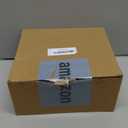 GOSCHE Glass Cups with Lids and Straws, 20oz Glass Cups Drinking Jar, Clear Iced Coffee Cups, Vintage Ripple Glass Tumbler for Water Coffee Tea, Clear, 2Pcs