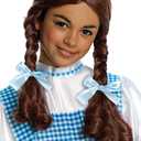 Rubies The Wizard of Oz: Dorothy Wig for Kids, Girl's No Size